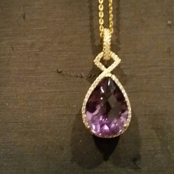 Amethyst pendant ❤❤ - Picture 1 of 4